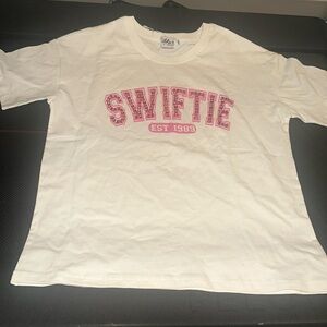 Lola and the boys 
ROSE CRYSTAL SWIFTIE TEE
New never wore tag fell off